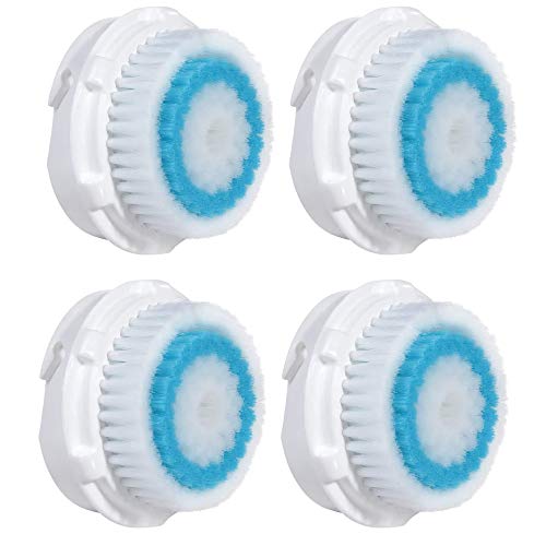 Compatible Replacement Facial Cleansing Brush Heads (4-Pack)
