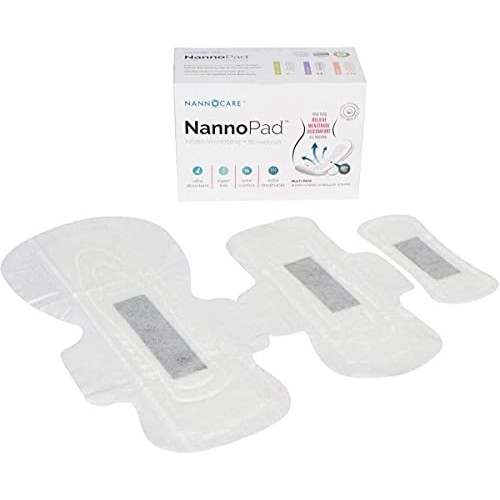 NannoPad Organic Pantyliners - Unscented Organic Cotton Thin Pads – Feminine ...
