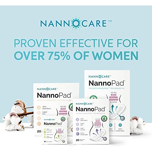 NannoPad Organic Pantyliners - Unscented Organic Cotton Thin Pads – Feminine ...