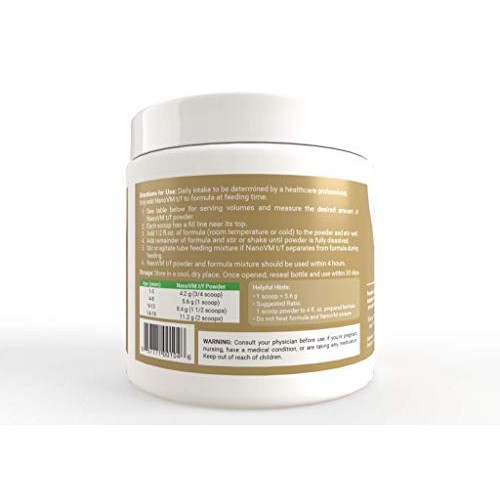 Solace Nutrition NanoVM t/f (275g) Flavorless Powdered Hypoallergenic, Carboh...