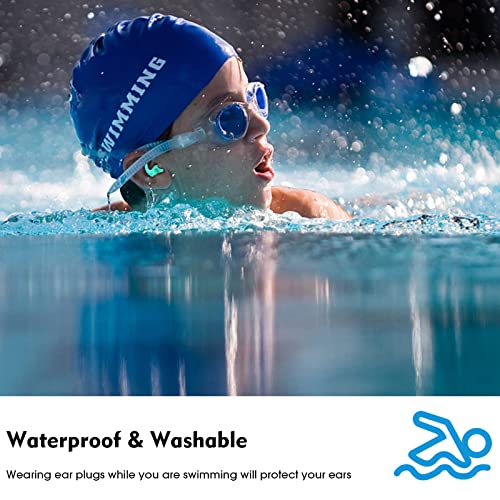 Naradoo Ear Plugs for Sleeping,Reusable Noise Reduction Earplugs with 40dB Hi...