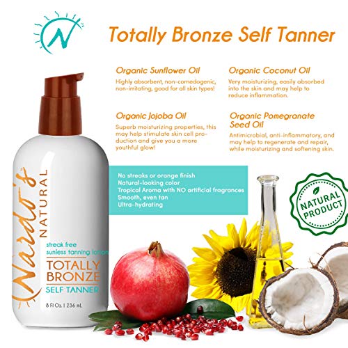 Nardo's Natural Self Tanner As Seen on Shark Tank, All Natural Tanning Lotion...