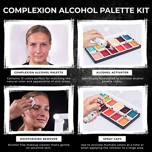 Narrative Cosmetics 12 Color Complexion Alcohol Activated Makeup Palette Kit ...