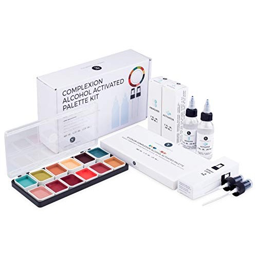Narrative Cosmetics 12 Color Complexion Alcohol Activated Makeup Palette Kit ...