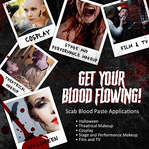 Narrative Cosmetics Scab Blood Paste for Special Effects, SFX Theatrical Stag...