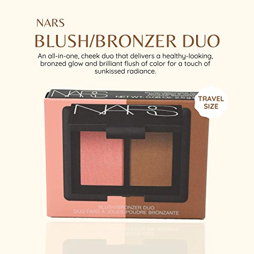 NARS Blush Bronzer Cheek Powder Duo, Travel Size Mini Makeup Palette, Holiday...