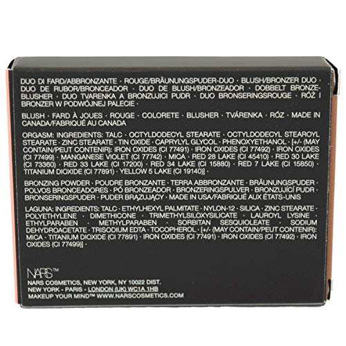 NARS Blush Bronzer Cheek Powder Duo, Travel Size Mini Makeup Palette, Holiday...