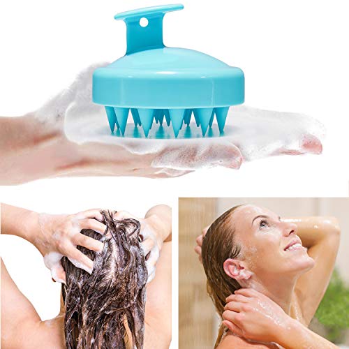 2 Pack Hair Scalp Massager Shampoo Brush Shower Head Scrubber Cleanser for Ha...