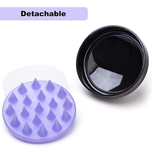 2 Pack Hair Scalp Massager Shampoo Brush Shower Head Scrubber Cleanser for Ha...