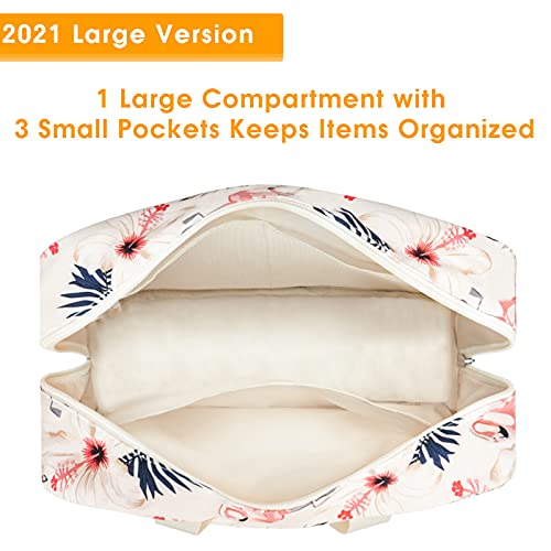 Full Size Toiletry Bag Large Cosmetic Bag Travel Makeup Bag Organizer for Wom...