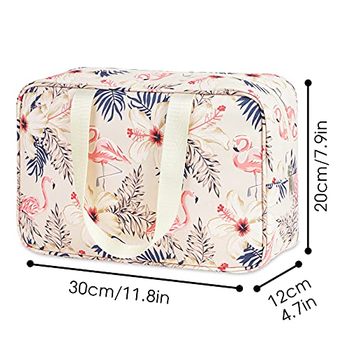Full Size Toiletry Bag Large Cosmetic Bag Travel Makeup Bag Organizer for Wom...
