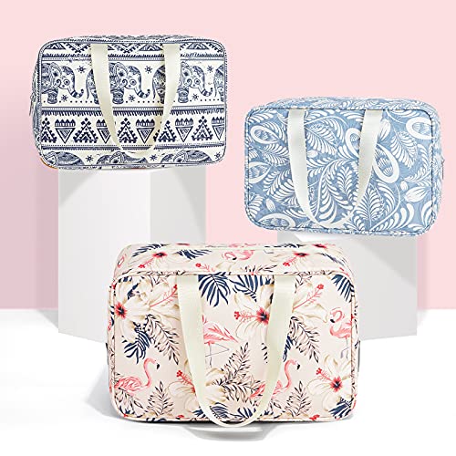 Full Size Toiletry Bag Large Cosmetic Bag Travel Makeup Bag Organizer for Wom...