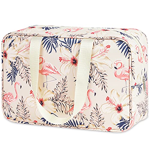 Full Size Toiletry Bag Large Cosmetic Bag Travel Makeup Bag Organizer for Wom...