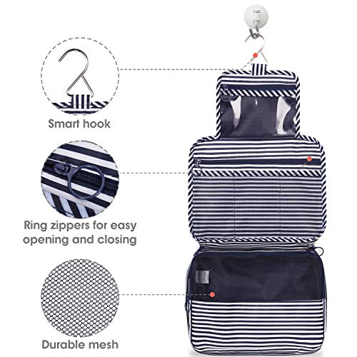 Hanging Travel Toiletry Bag Cosmetic Make up Organizer for Women and Girls Wa...