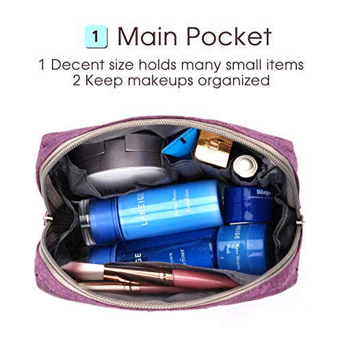 Small Makeup Bag for Purse Travel Makeup Pouch Mini Cosmetic Bag for Women Gi...