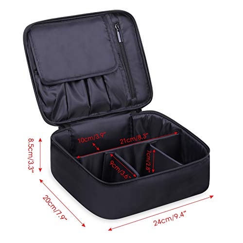 Travel Makeup Bag Large Cosmetic Bag Make up Case Organizer for Women and Gir...