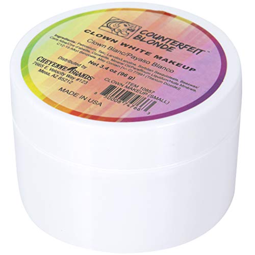 Narwhal Novelties White Face Paint - Clown Halloween Makeup For Stage Or Hall...