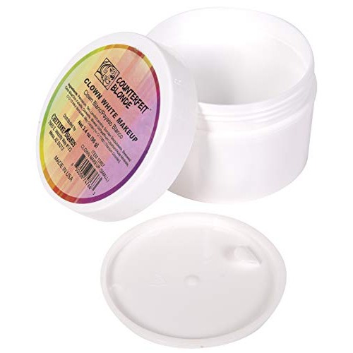 Narwhal Novelties White Face Paint - Clown Halloween Makeup For Stage Or Hall...