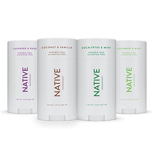 Native Deodorant | Natural Deodorant for Women and Men, Aluminum Free with Ba...