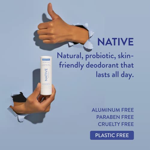 Native Plastic Free Deodorant | Natural Deodorant for Women and Men, Aluminum...