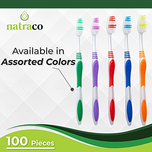 Bulk Toothbrush Pack With Covers | Premium Quality Individually Wrapped Color...