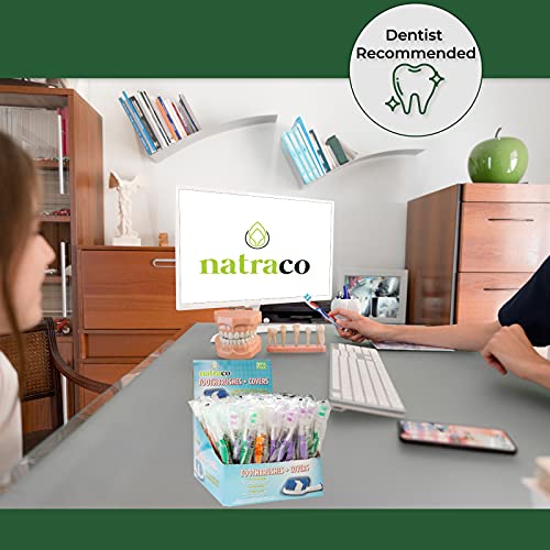 Bulk Toothbrush Pack With Covers | Premium Quality Individually Wrapped Color...