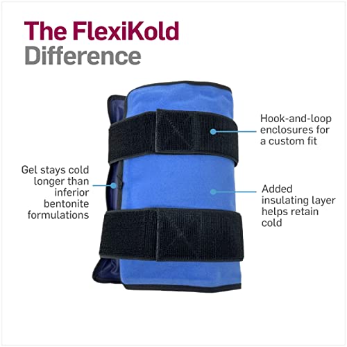 FlexiKold Gel Ice Pack w/Straps (Standard Large: 10.5" x 14.5") - Cold Pack C...