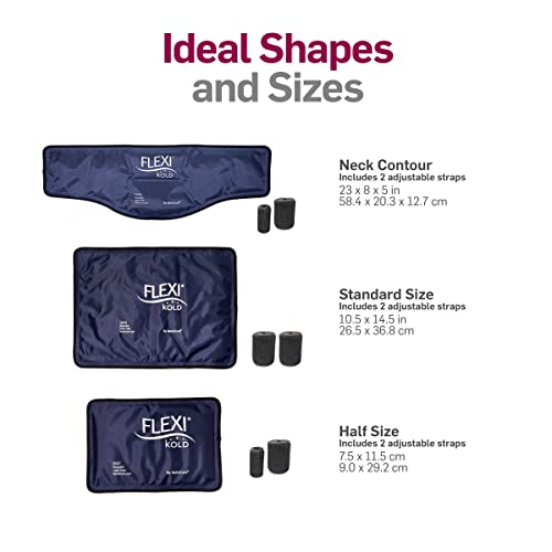FlexiKold Gel Ice Pack w/Straps (Standard Large: 10.5" x 14.5") - Cold Pack C...