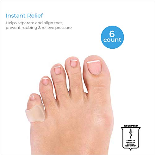 Natracure Advanced Gel Toe Separator (w/Toe Loop) - Spacer, Corrector, Straig...