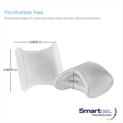 Natracure Advanced Gel Toe Separator (w/Toe Loop) - Spacer, Corrector, Straig...