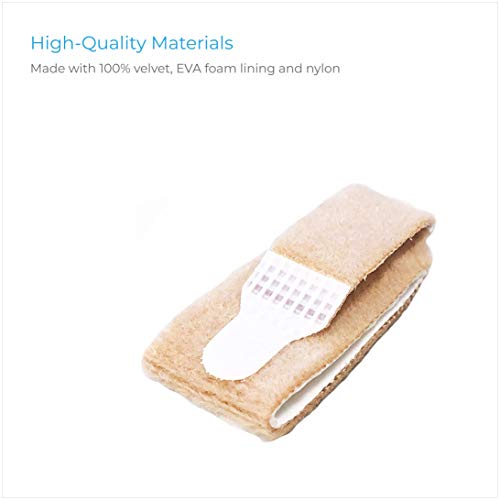 NatraCure Cushioned Toe Wraps - 6 PACK - (May help Broken Toes, Straightening...