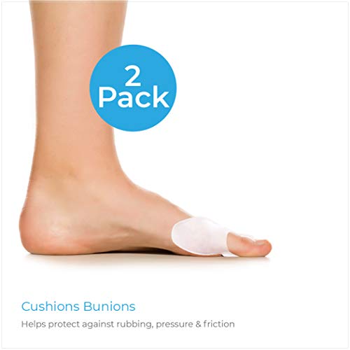 NatraCure Gel Big Toe Bunion Guards & Toe Spreaders (2 Pieces) - Pain Relief ...