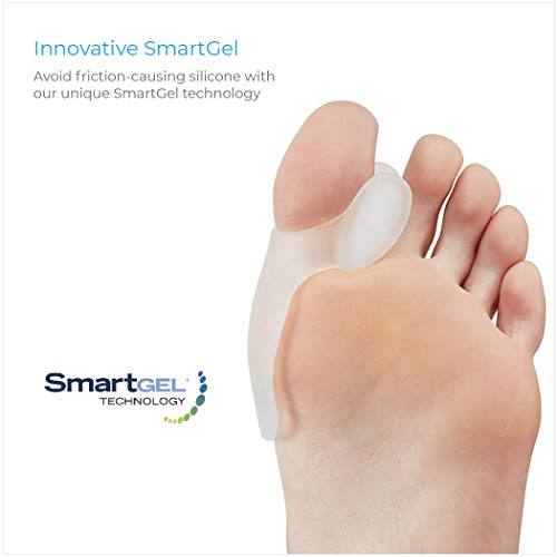 NatraCure Gel Big Toe Bunion Guards & Toe Spreaders (2 Pieces) - Pain Relief ...