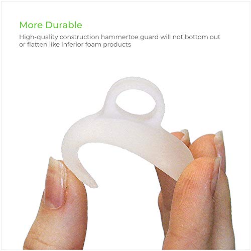 NatraCure Gel Hammer Toe Crest Pads (Left/Right) - 1 Pair – (Toe Straightenin...