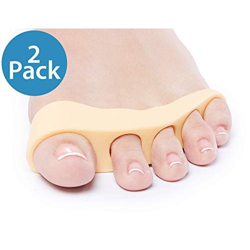 NatraCure Gel Toe Separators - Toe Spacer and Stretcher (Size: S/M Pair) 1033...