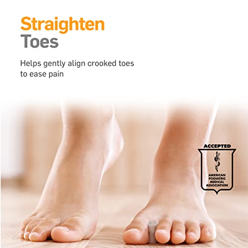 NatraCure Gel Toe Separators - Toe Spacers - To Straighten Overlapping Toes, ...