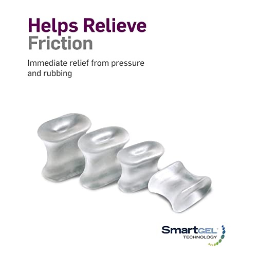 NatraCure Gel Toe Separators - Toe Spacers - To Straighten Overlapping Toes, ...