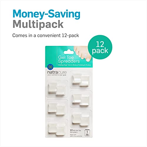 NatraCure Gel Toe Separators - Toe Spacers - To Straighten Overlapping Toes, ...