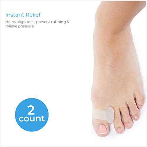 NatraCure Gel Toe Spreaders, Separators & Spacer (Pair w/Toe Loop) 1032-M CAT...