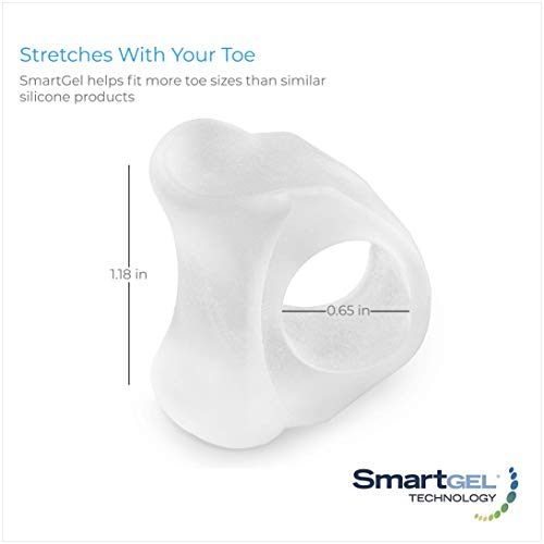 NatraCure Gel Toe Spreaders, Separators & Spacer (Pair w/Toe Loop) 1032-M CAT...