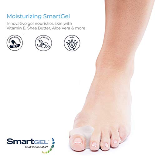 NatraCure Gel Toe Spreaders, Separators & Spacer (Pair w/Toe Loop) 1032-M CAT...