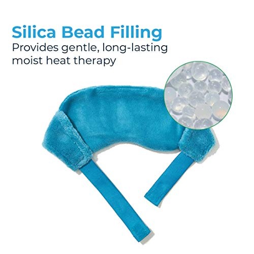 NatraCure Microwavable Weighted Warming Eye Pillow Mask – for Sinus Pain and ...