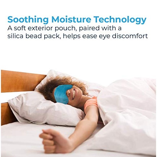 NatraCure Microwavable Weighted Warming Eye Pillow Mask – for Sinus Pain and ...