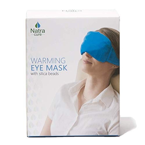 NatraCure Microwavable Weighted Warming Eye Pillow Mask – for Sinus Pain and ...