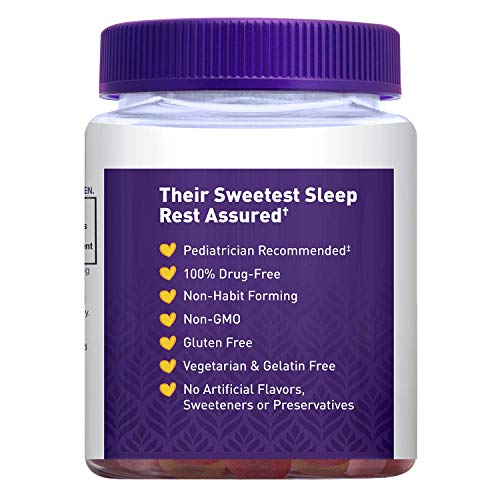 Natrol Kids Melatonin Sleep Aid Gummy, Fall Asleep Faster, 100% Drug-Free and...