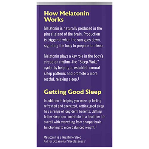 Natrol Melatonin Advanced Sleep Tablets with Vitamin B6, Helps You Fall Aslee...