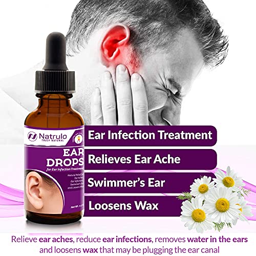 Natural Ear Drops for Ear Infection Treatment – Homeopathic Eardrops for Adul...