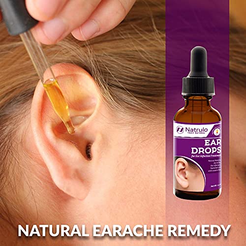 Natural Ear Drops for Ear Infection Treatment – Homeopathic Eardrops for Adul...
