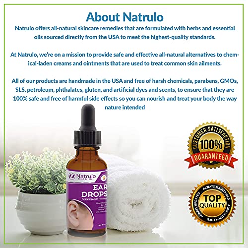 Natural Ear Drops for Ear Infection Treatment – Homeopathic Eardrops for Adul...