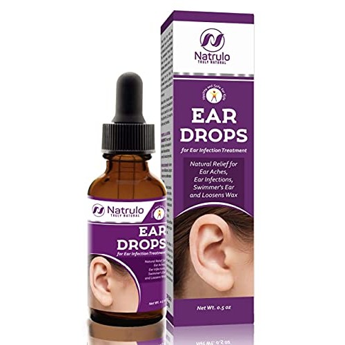 Natural Ear Drops for Ear Infection Treatment – Homeopathic Eardrops for Adul...